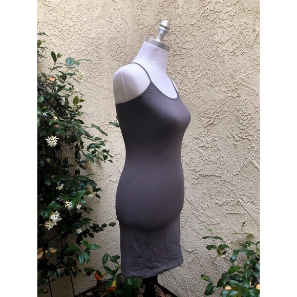 Charcoal Cami Bodycon Mini Dress - Picture 4 of 9